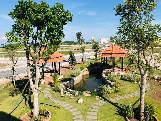 Hình ảnh Bán Lỗ gấp lô đất góc 2 MT 6M đẹp SHR KDC Long Cang đường nội bộ số 4