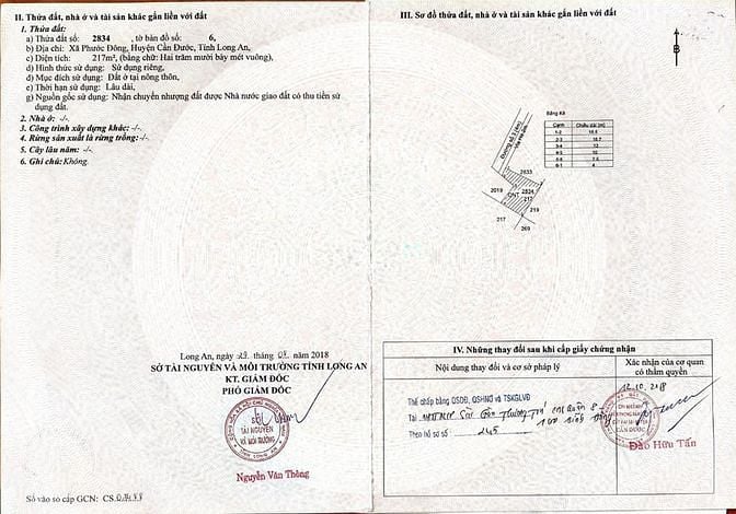 Hình ảnh Kẹt Cần Bán Gấp Lô Đất Mặt Tiền Nội Bộ Số 1 QL 50 Thị Trấn Cần Đước