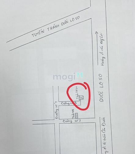 Hình ảnh Kẹt Cần Bán Gấp Lô Đất Mặt Tiền Nội Bộ Số 1 QL 50 Thị Trấn Cần Đước