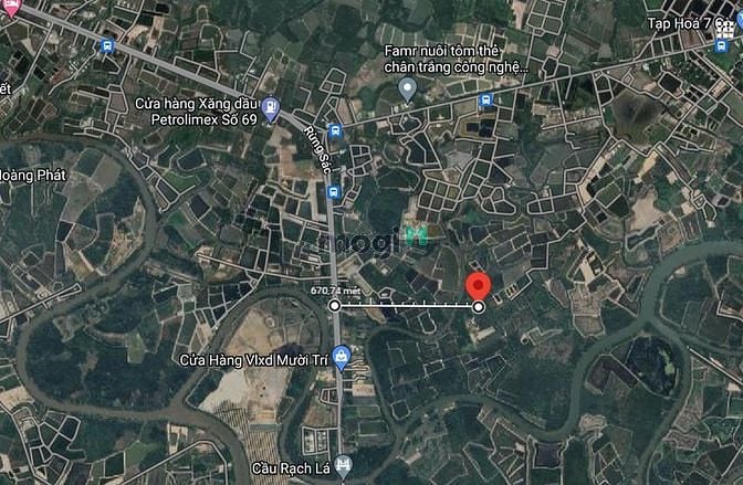 Hình ảnh Đất 540k/m2 tại xã Bình Khánh, Cần Giờ. Cách đường Rừng Sác 700m.