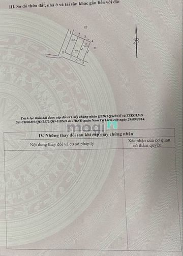 Hình ảnh BÁN ĐẤT Lê Đức Thọ 33m2, ĐẤT, NGÕ THÔNG, GẦN PHỐ, 3,3 tỷ