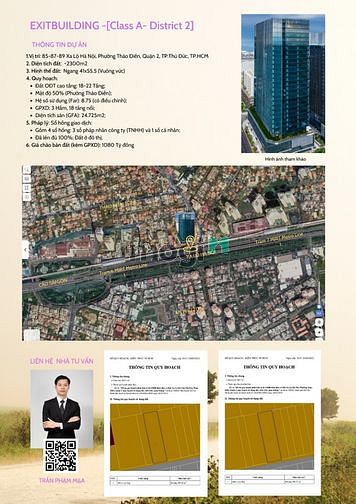 Hình ảnh Bán đất Tòa nhà Hạng A_ Quận 2_ Đất 2321m2_ GFA 20.000m2_Metro Line1