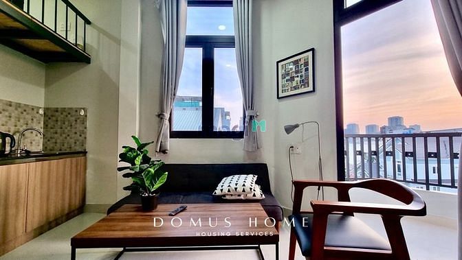 Hình ảnh Duplex cửa sổ lớn đón nắng bình minh phù hợp với sinh viên