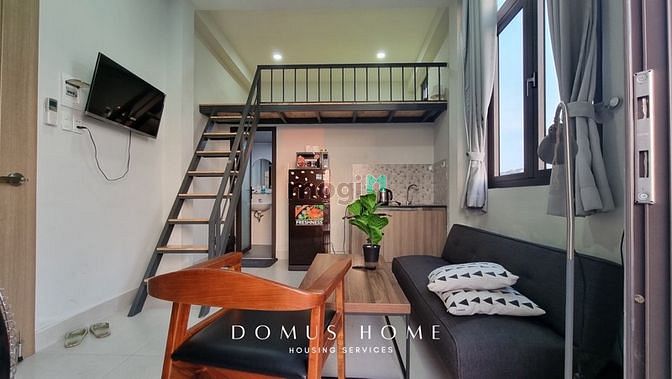 Hình ảnh Duplex cửa sổ lớn đón nắng bình minh phù hợp với sinh viên