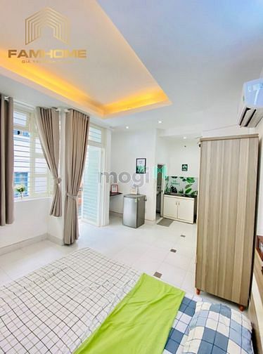Hình ảnh Phòng full nội thất 5tr8 - 6tr3. Có cửa sổ, ban công