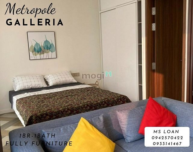 Hình ảnh Hot 1PN full NT Metropole Thủ Thiêm 22tr view Bason