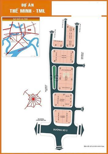 Hình ảnh BDS HVL Đất BT dự án Thế Minh góc 2MT Trương Văn Bang, TĐ 31/08/2023
