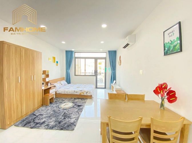 Hình ảnh Studio ban công rộng 40m2 full nội thất gần Aeon Tân Phú