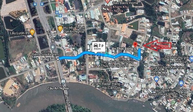 Hình ảnh Đất đẹp thổ cư hẻm xe hơi xã An Thới Đông, Cần Giờ. 10m x 20m. Vuông.