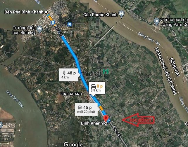 Hình ảnh Đất thổ cư lô nhì đường Rừng Sác, xã Bình Khánh Cần Giờ. 26m x 40m.