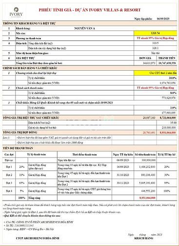 Hình ảnh Có nên sở hữu biệt thự ivory villas & resort 310m2 ?
