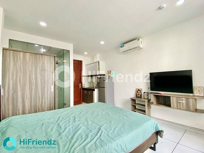 Hình ảnh Studio cửa sổ, ban công đầy đủ nội thất Phú Nhuận