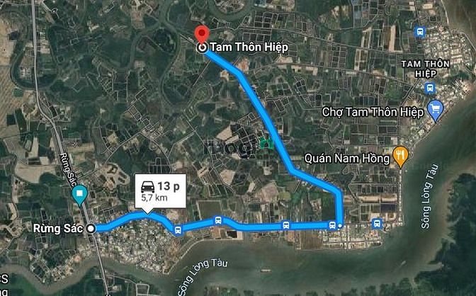 Hình ảnh Đất thổ cư hẻm xe hơi xã Tam Thôn Hiệp, Cần Giờ. 18m x 24m. View sông.