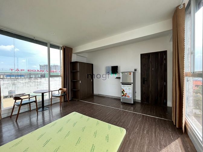 Hình ảnh Cho Thuê Căn Hộ View Kính Mới Full Nôi Thất Gần Trang Chủ MB66.COM Chính Thức Topaz