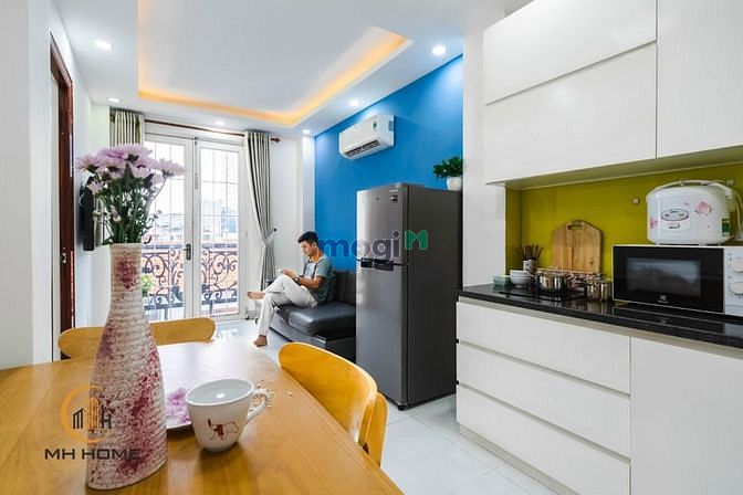 Hình ảnh Căn Hộ 1PN Full Nội Thất Khu Sân Bay Tân Bình