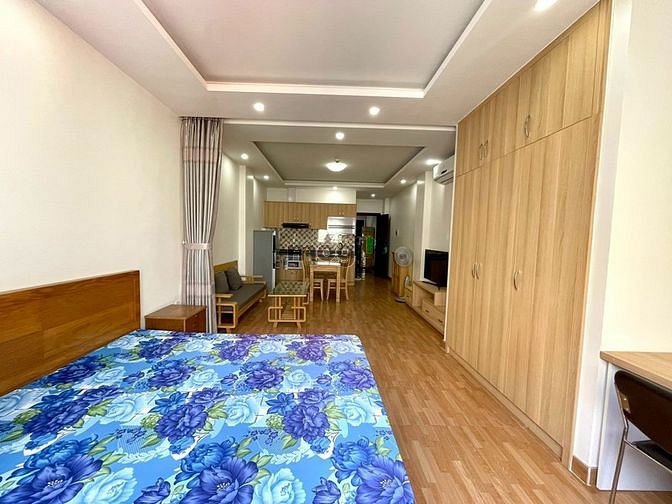 Hình ảnh CHDV studio cao cấp full nt cửa sổ đầy đủ dịch vụ mặt tiền Hoàng diệu