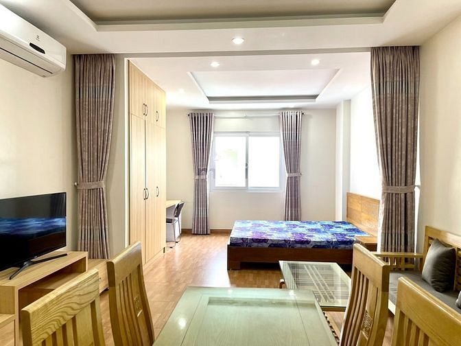 Hình ảnh CHDV studio cao cấp full nt cửa sổ đầy đủ dịch vụ mặt tiền Hoàng diệu