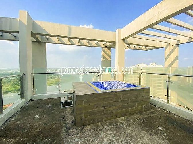 Hình ảnh Bán căn penthouse Masteri Thảo Điền, tháp T3 nhà thô, 2 tầng, 325m2
