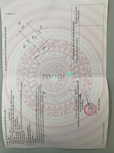 Hình ảnh Bán đất kim hoa mê linh, 70,5m2, giá 17tr/m