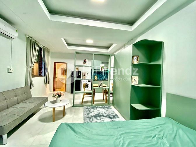 Hình ảnh Mb6623 nạp rút nhanh chóng mini ban công đầy đủ nội thất gần sân bay