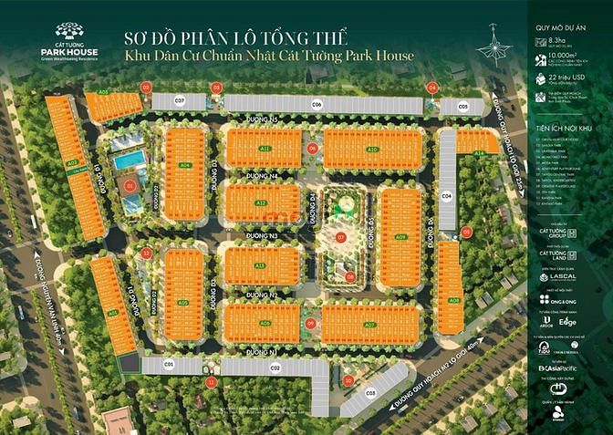 Hình ảnh Dự Án Đất Nền Cát Tường Park House