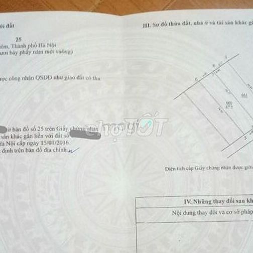 Hình ảnh Lô đất HIẾM ngõ 116 Miếu Đầm 68m2, 4M Mt, Giá 6Tỷ2 Thương lượng