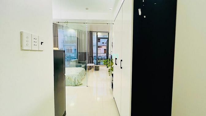 Hình ảnh Cho Thuê Căn Hộ 1 Phòng Ngủ Full Nội Thất Ban Công Lớn Bình Thạnh