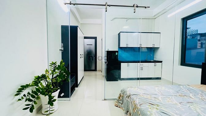 Hình ảnh Cho Thuê Căn Hộ 1 Phòng Ngủ Full Nội Thất Ban Công Lớn Bình Thạnh
