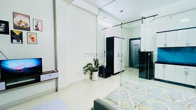 Hình ảnh Cho Thuê Căn Hộ 1 Phòng Ngủ Full Nội Thất Ban Công Lớn Bình Thạnh