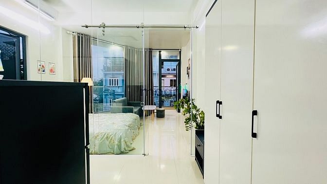 Hình ảnh Cho Thuê Căn Hộ 1 Phòng Ngủ Full Nội Thất Ban Công Lớn Bình Thạnh