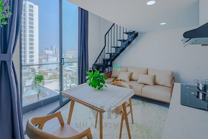 Hình ảnh Cho thuê dạng Duplex Gác cao Full nt ngay Q7, sát cầu Kênh Tẻ Q4