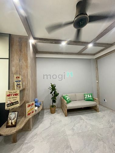 Hình ảnh 1PN 40m2, ban công thoáng, phong cách Nhật, đã có sẵn đầy đủ nội thất.