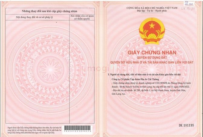 Hình ảnh Bán đất nền Cát Tường Phú Thành khu dân cư Chuẩn Nhật