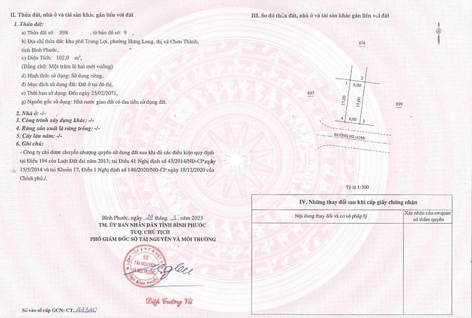 Hình ảnh Chỉ 240tr đã có thể sở hữu đất tại Chơn Thành