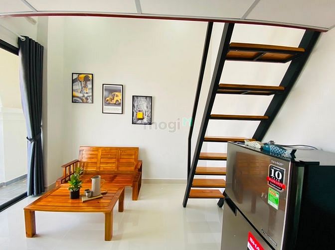 Hình ảnh Căn Hộ Duplex nội thất gỗ Ban công Siêu thoáng