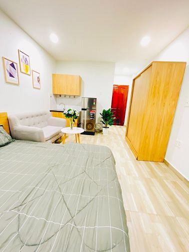 Hình ảnh Studio cửa sổ Tôn Thất Đạm Quận 1 view nhìn Bitexco sát ngay phố đi bộ