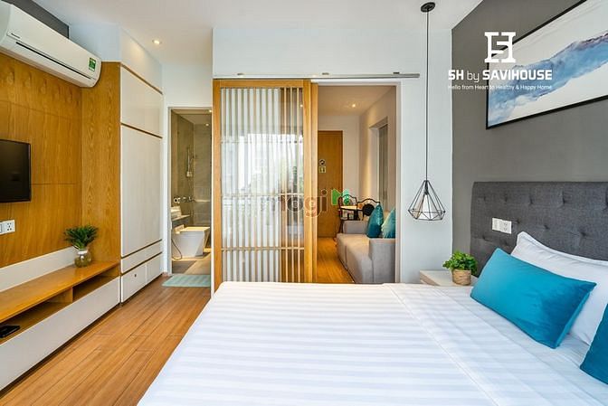 Hình ảnh ⛲Mb6623 nạp rút nhanh chóng 1PN ban công, mới 100% ✨Lê Thánh Tôn✨ gần ĐH Văn Lang cơ sở 1.