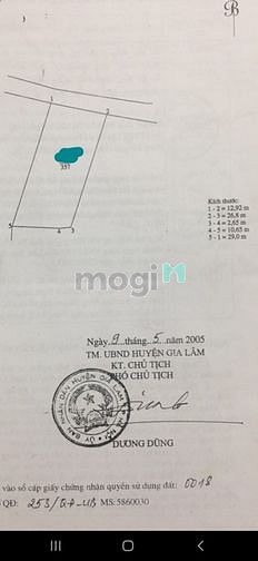 Hình ảnh +Bán Đất _Xã Kim Lan -Lên Quận+DT.357M- MT 13M -GIÁ 32tr/m
