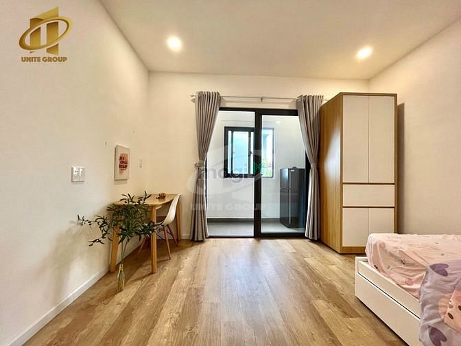 Hình ảnh Studio Full Nội Thất Ban Công Tách Bếp Cực Xịn Quận 7