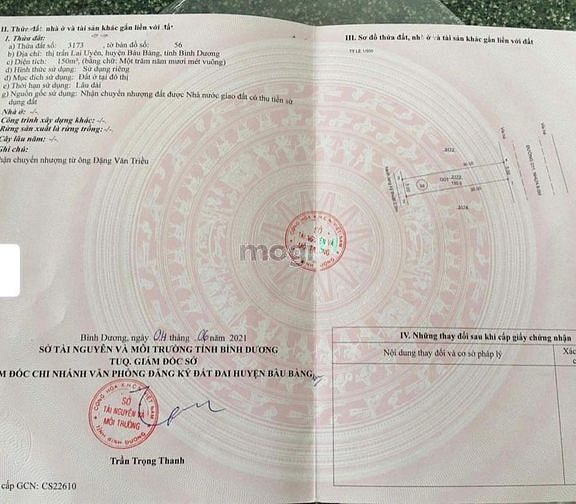 Hình ảnh Đất 400Triệu Bàu Bàng Bình Dương