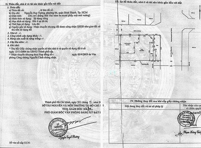 Hình ảnh Bán lô đất Bình Thạnh, góc đầu hồi MT Nguyễn Huy Tưởng, 13x17.8m đất