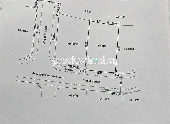 Hình ảnh Bán đất nền Nguyễn Văn Hưởng, khu Compound, gần sông, 15x25m đất