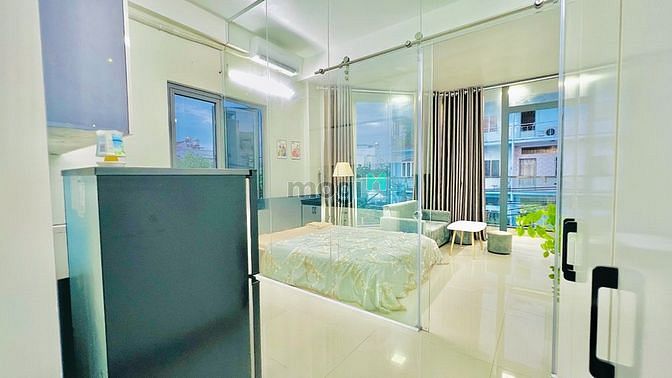 Hình ảnh CHDV🏮Studio 1PN tách bếp ban công camera an ninh ngay Ngô Đức Kế BT🏮