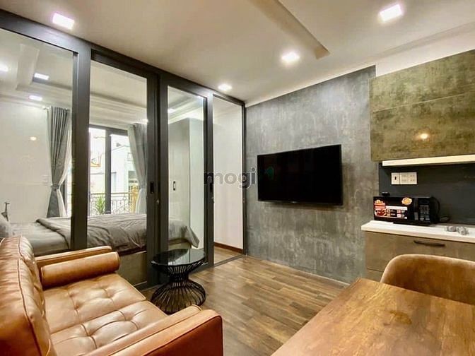 Hình ảnh Căn Hộ 1PN Ban Công Thoáng Gió_Full Nội Thất_Gần CV Lê Thị Riêng_Quận