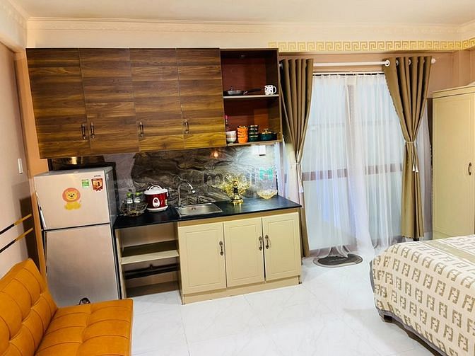 Hình ảnh 🐍CHDV🏮Studio cửa sổ trời máy giặt riêng + sân sau ngay Quận 1🏮🐍