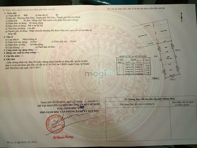 Hình ảnh Bán Lô Đất 61m2 KDC Tín Hưng 970 Nguyễn  Duy Trinh  P. Phú Hữu