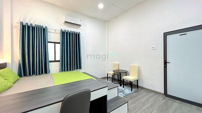 Hình ảnh Studio cửa sổ thoáng thiết kế hiện đại full nội thất