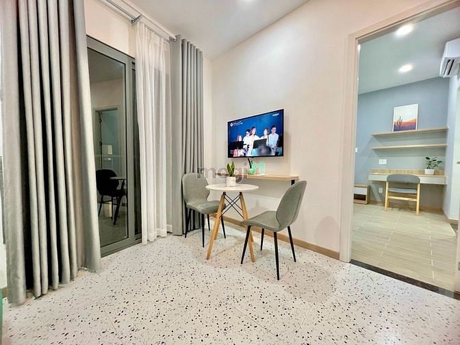 Hình ảnh 🥇 Căn Hộ 1PN  Cao Cấp 50m2 Bancol - Mặt Tiền Võ Thị Sáu Quận 3 🥇