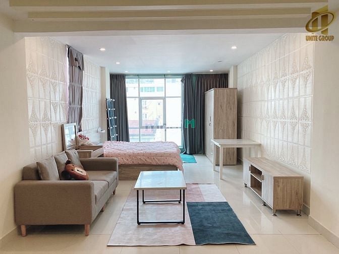 Hình ảnh Cho thuê Trang Chủ MB66.COM / Đăng Ký Tặng 66K có ban công full nội thất gần ĐH luật quận 4