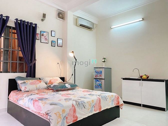 Hình ảnh Studio ban công cửa sổ Lê Thị Riêng Q1 gần CV Tao Đàn, Đh Hoa Sen
